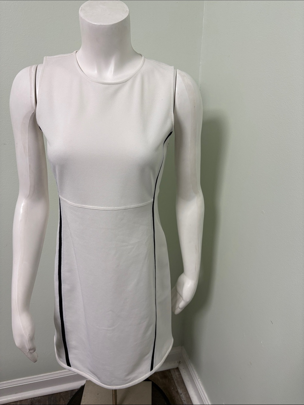 Tory Burch Sport White & Navy Preppy Tennis Dress